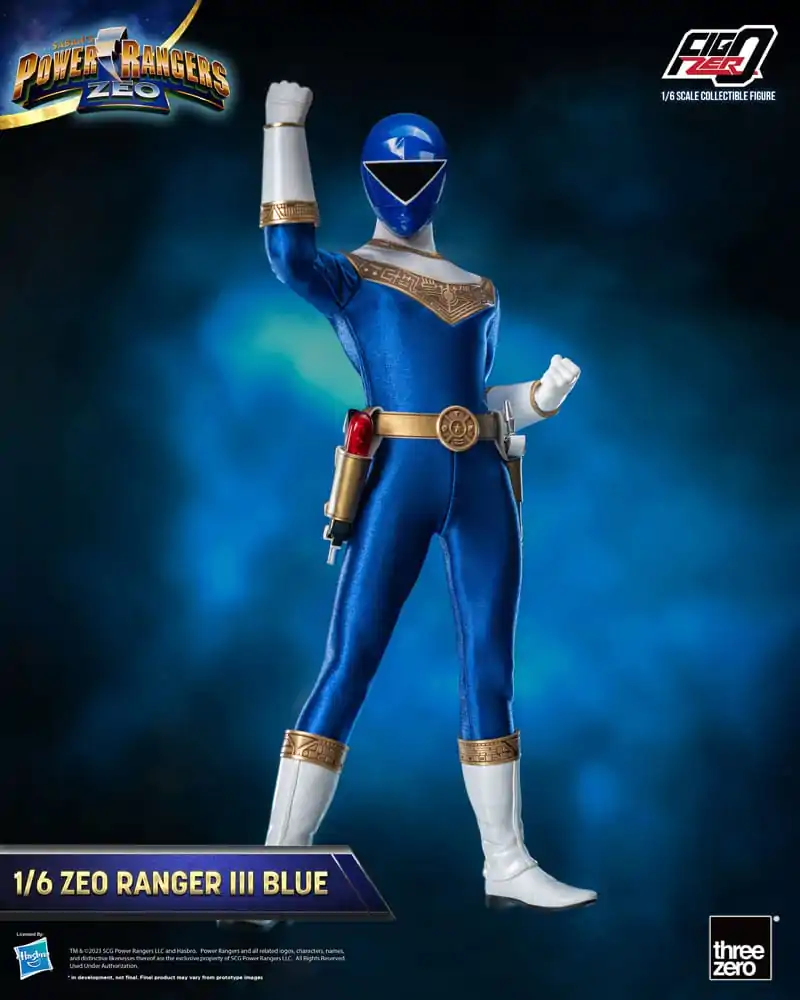 Power Rangers Zeo FigZero 1/6 Ranger III Blue akciófigura 30 cm termékfotó