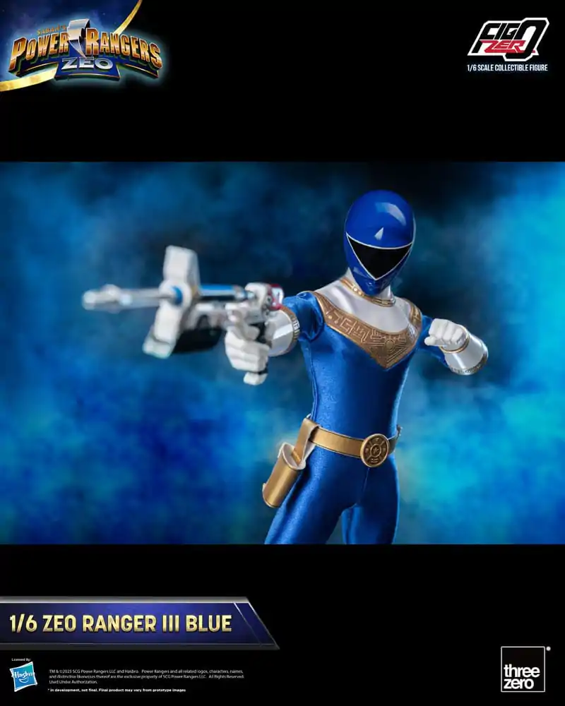 Power Rangers Zeo FigZero 1/6 Ranger III Blue akciófigura 30 cm termékfotó