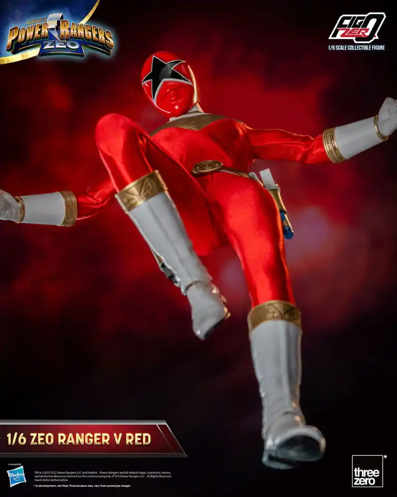 Power Rangers Zeo FigZero 1/6 Ranger V Red akciófigura 30 cm termékfotó