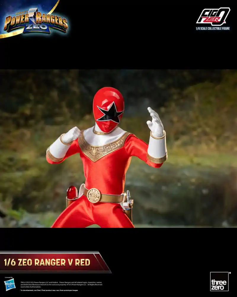 Power Rangers Zeo FigZero 1/6 Ranger V Red akciófigura 30 cm termékfotó