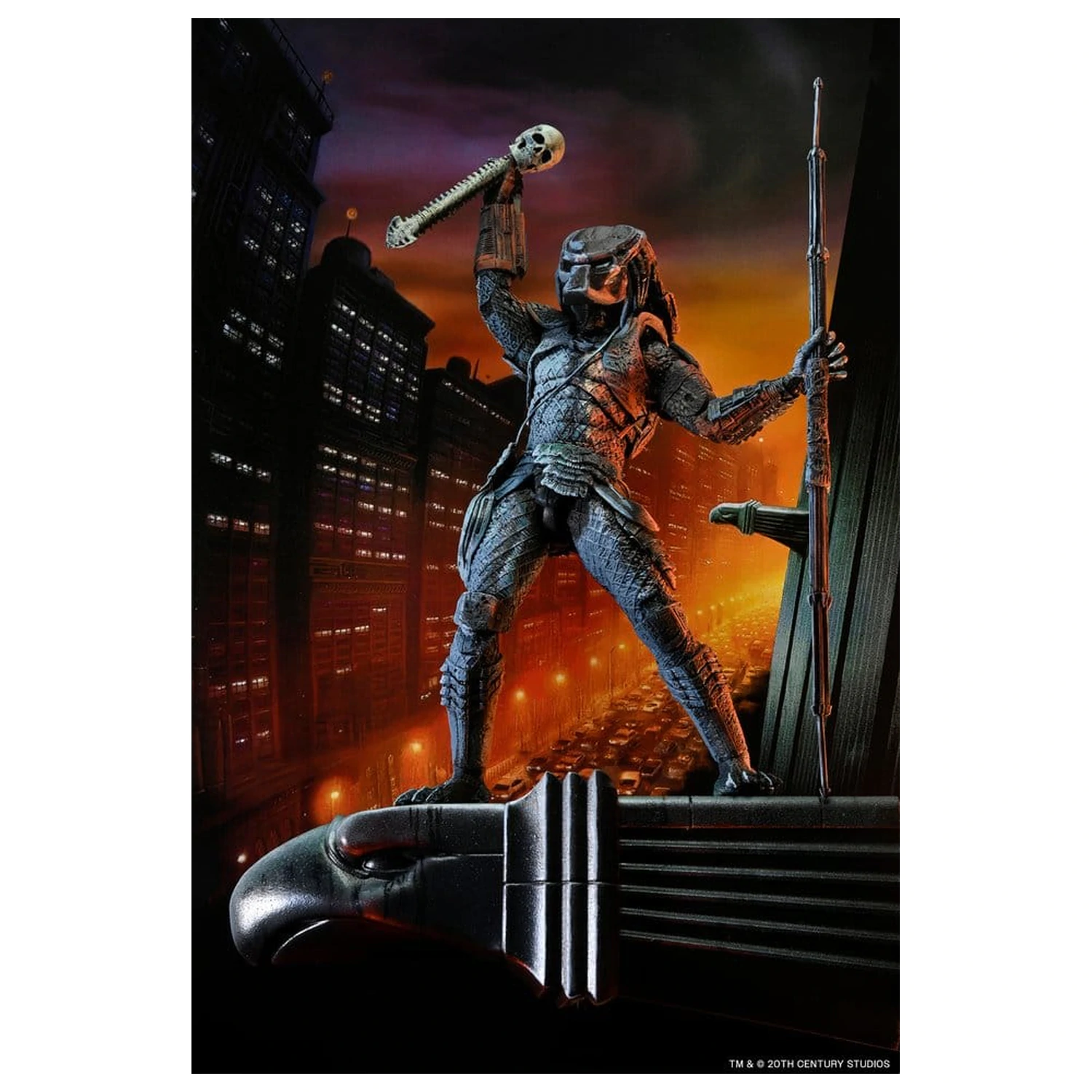Predator 2 akciófigura City Hunter Poster Series 18 cm     termékfotó