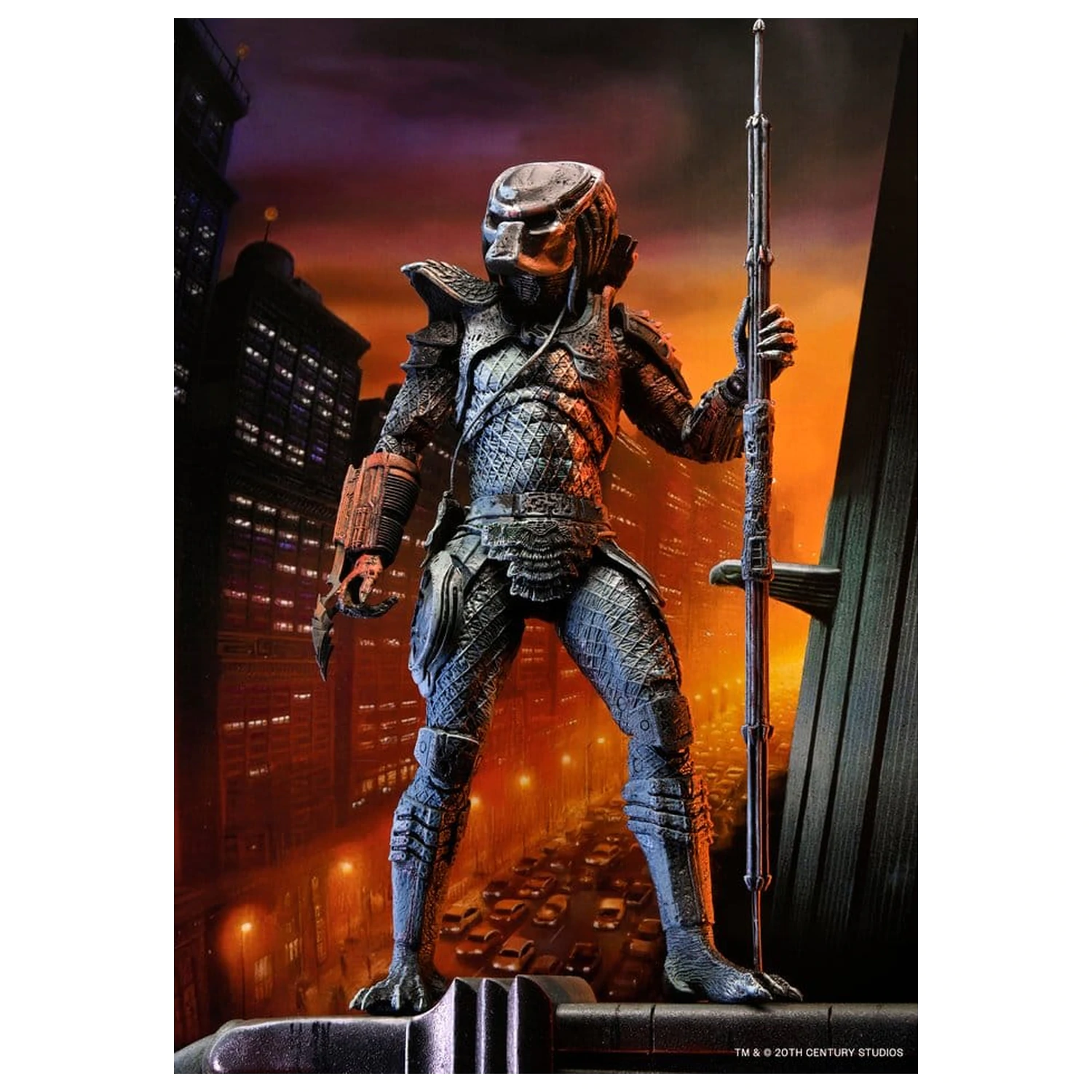 Predator 2 akciófigura City Hunter Poster Series 18 cm     termékfotó