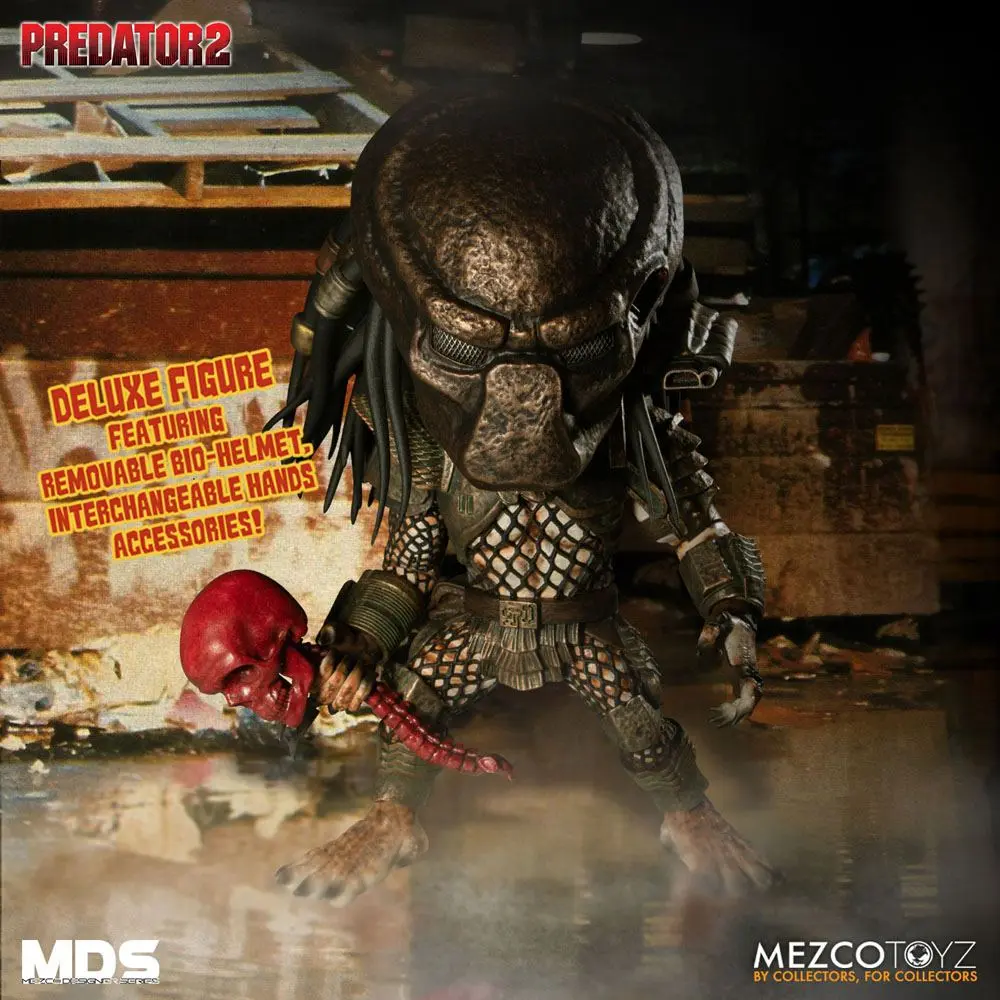 Predator 2 Mezco Designer Series Deluxe City Hunter akciófigura 15 cm termékfotó