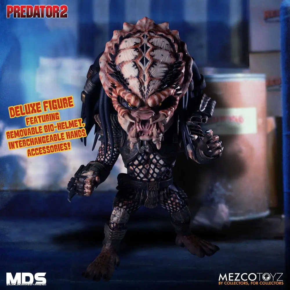 Predator 2 Mezco Designer Series Deluxe City Hunter akciófigura 15 cm termékfotó