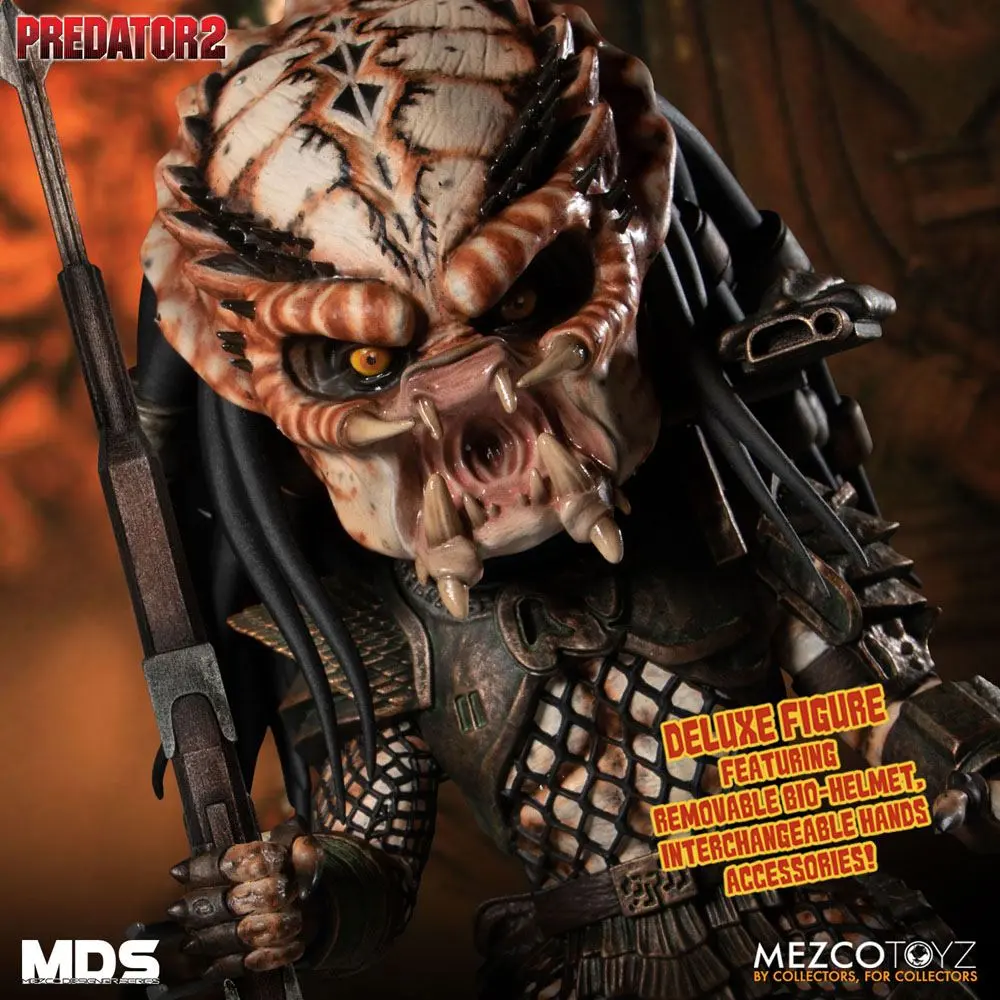 Predator 2 Mezco Designer Series Deluxe City Hunter akciófigura 15 cm termékfotó