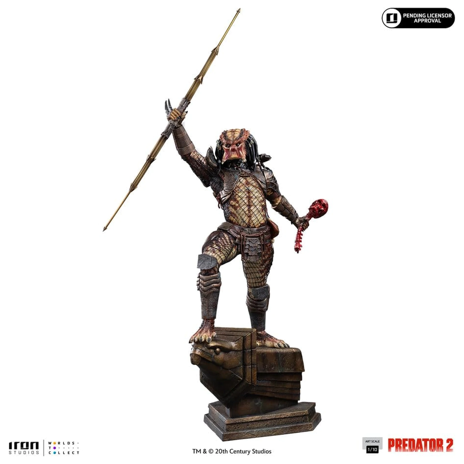 Predator 2 Predator City Hunter Art Scale szobor figura 1/10 Predator City Hunter termékfotó
