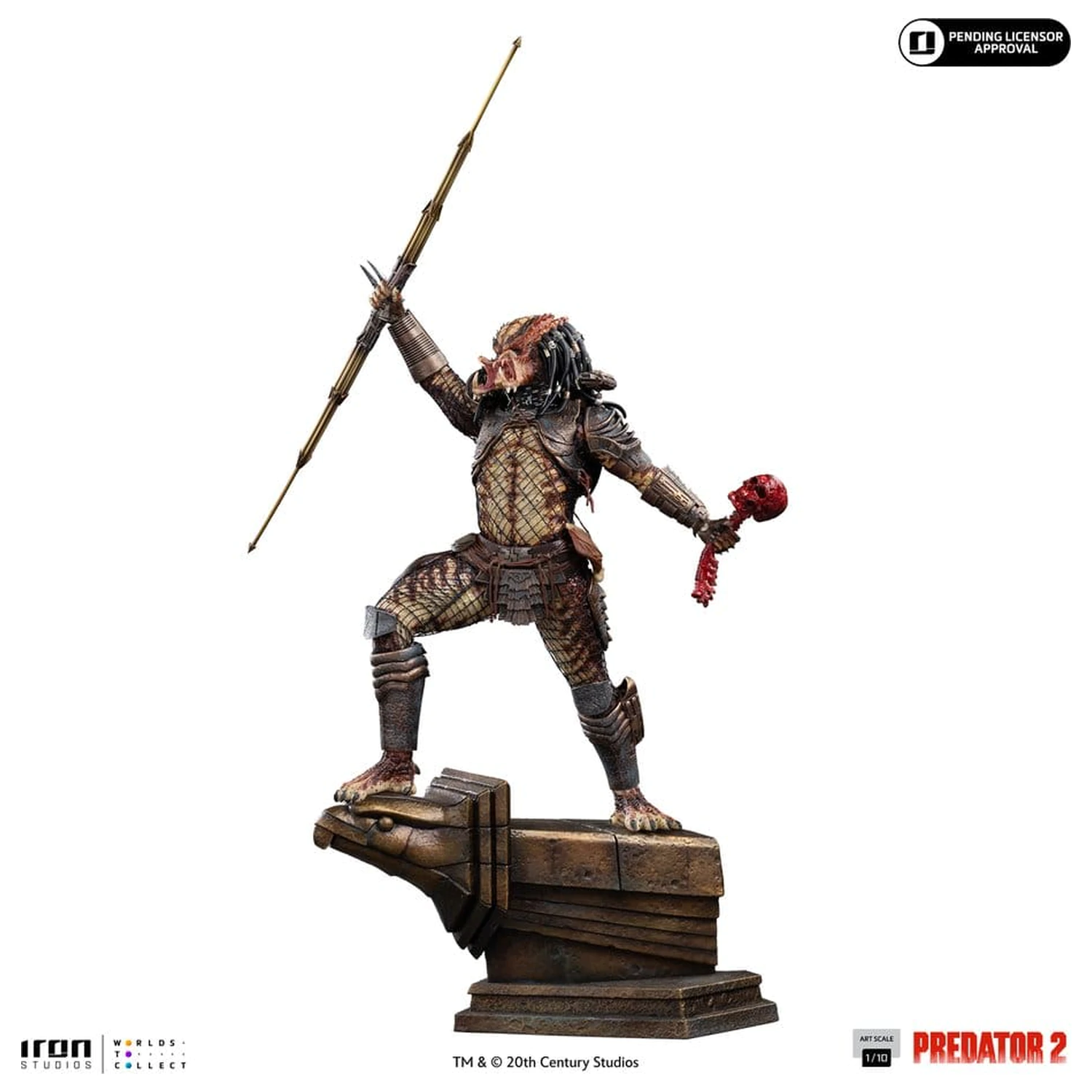 Predator 2 Predator City Hunter Art Scale szobor figura 1/10 Predator City Hunter termékfotó