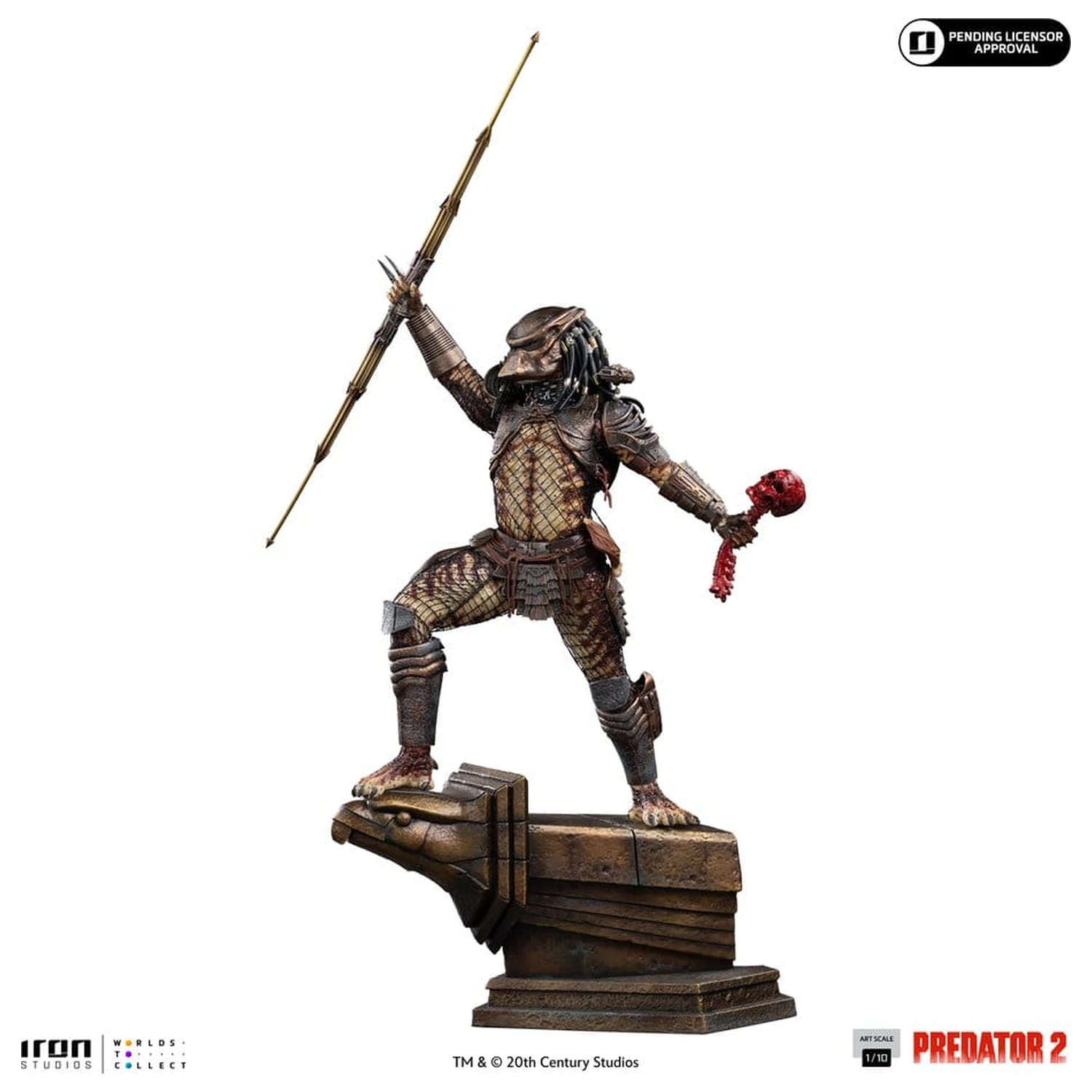 Predator 2 Predator City Hunter Art Scale szobor figura 1/10 Predator City Hunter termékfotó