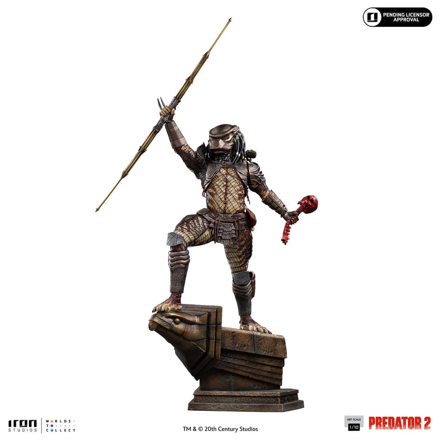 Predator 2 Predator City Hunter Art Scale szobor figura 1/10 Predator City Hunter termékfotó