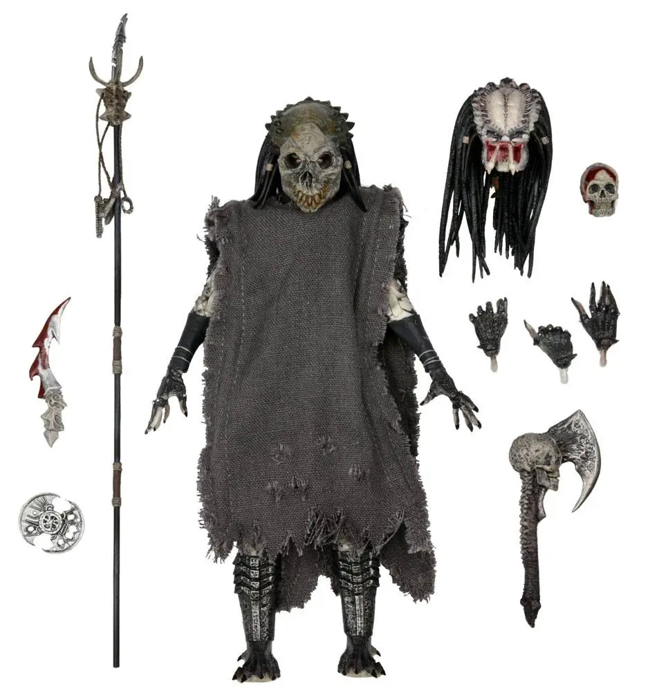 Predator 2 Ultimate Shaman Predator akciófigura 20 cm termékfotó