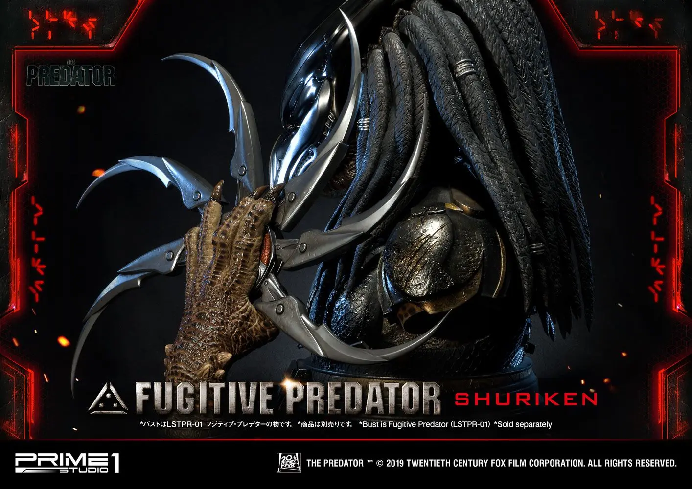 Predator 2018 Büste 1/1 Fugitive Predator Shuriken 65 cm termékfotó