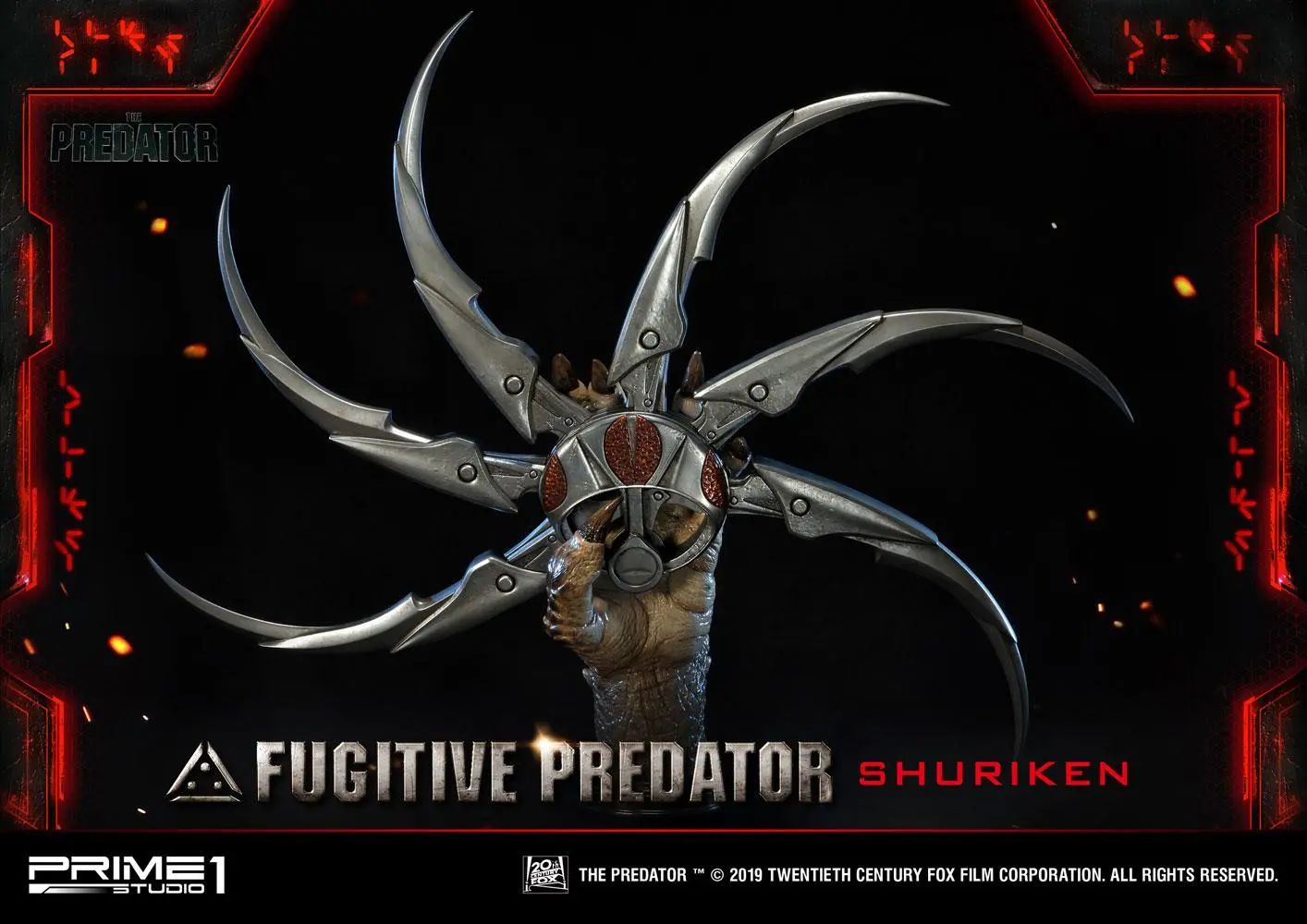 Predator 2018 Büste 1/1 Fugitive Predator Shuriken 65 cm termékfotó