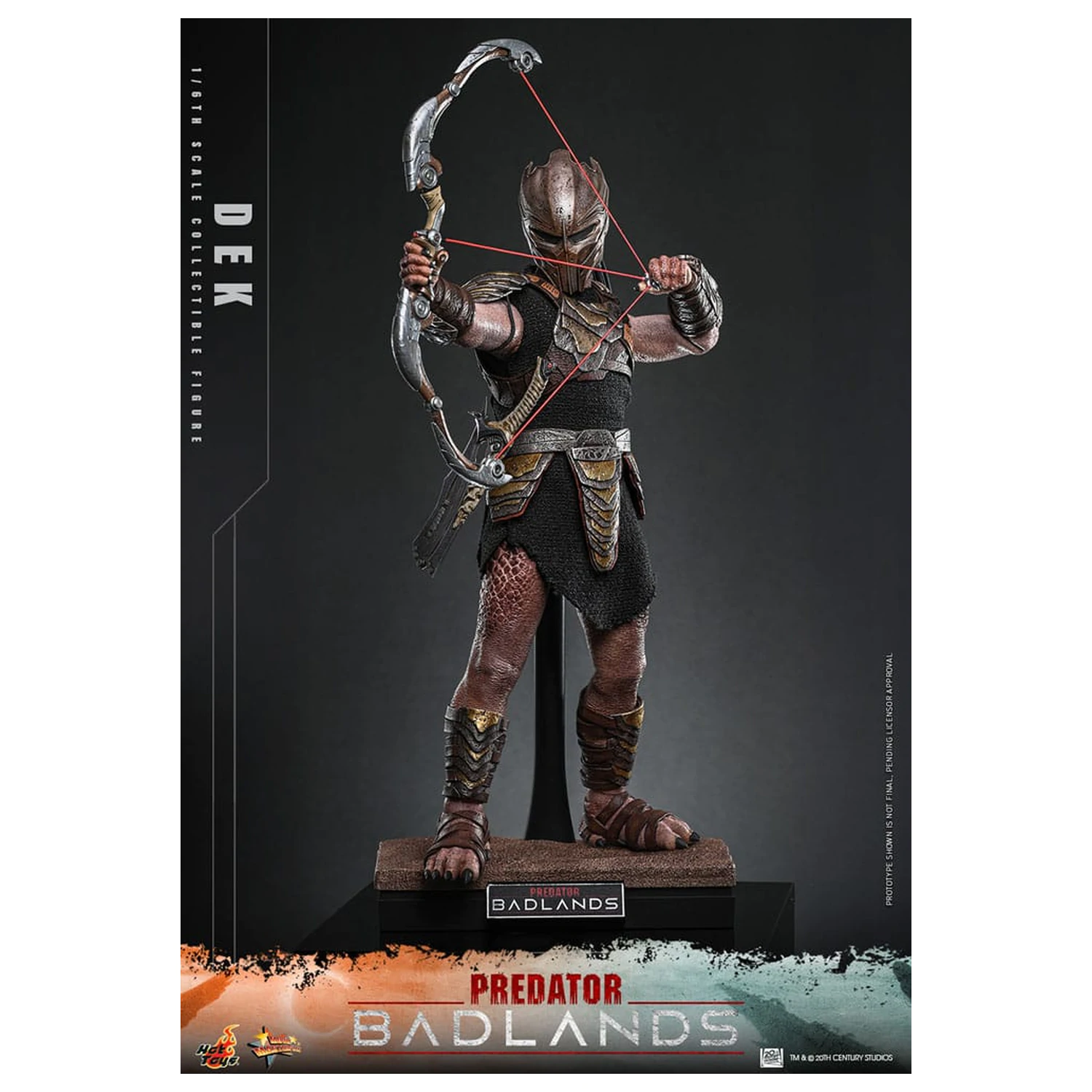 Predator: Badlands Movie Masterpiece 1/6 Dek akciófigura 30 cm termékfotó