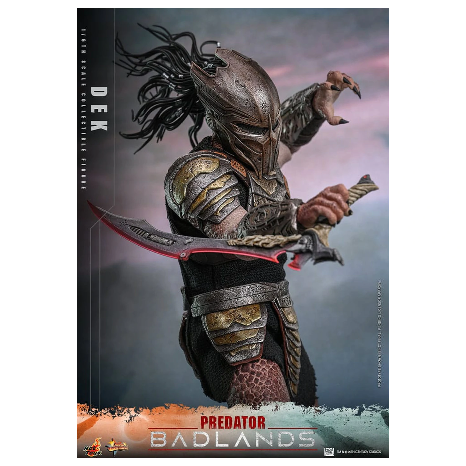 Predator: Badlands Movie Masterpiece 1/6 Dek akciófigura 30 cm termékfotó