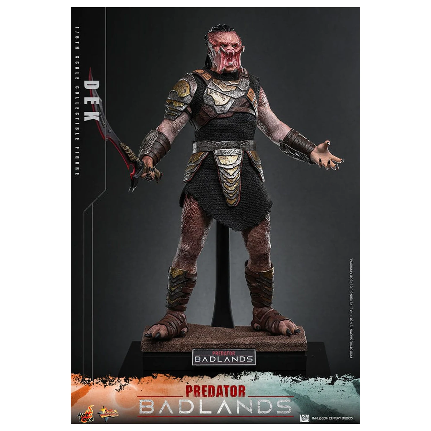 Predator: Badlands Movie Masterpiece 1/6 Dek akciófigura 30 cm termékfotó