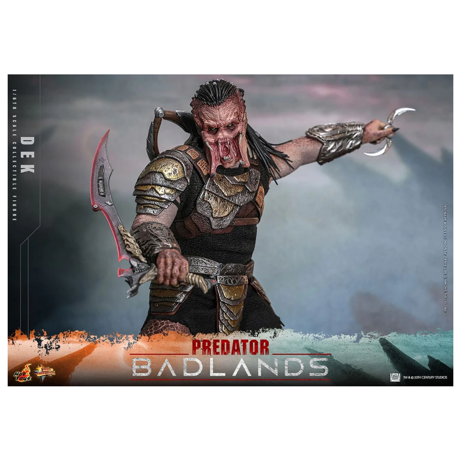 Predator: Badlands Movie Masterpiece 1/6 Dek akciófigura 30 cm termékfotó