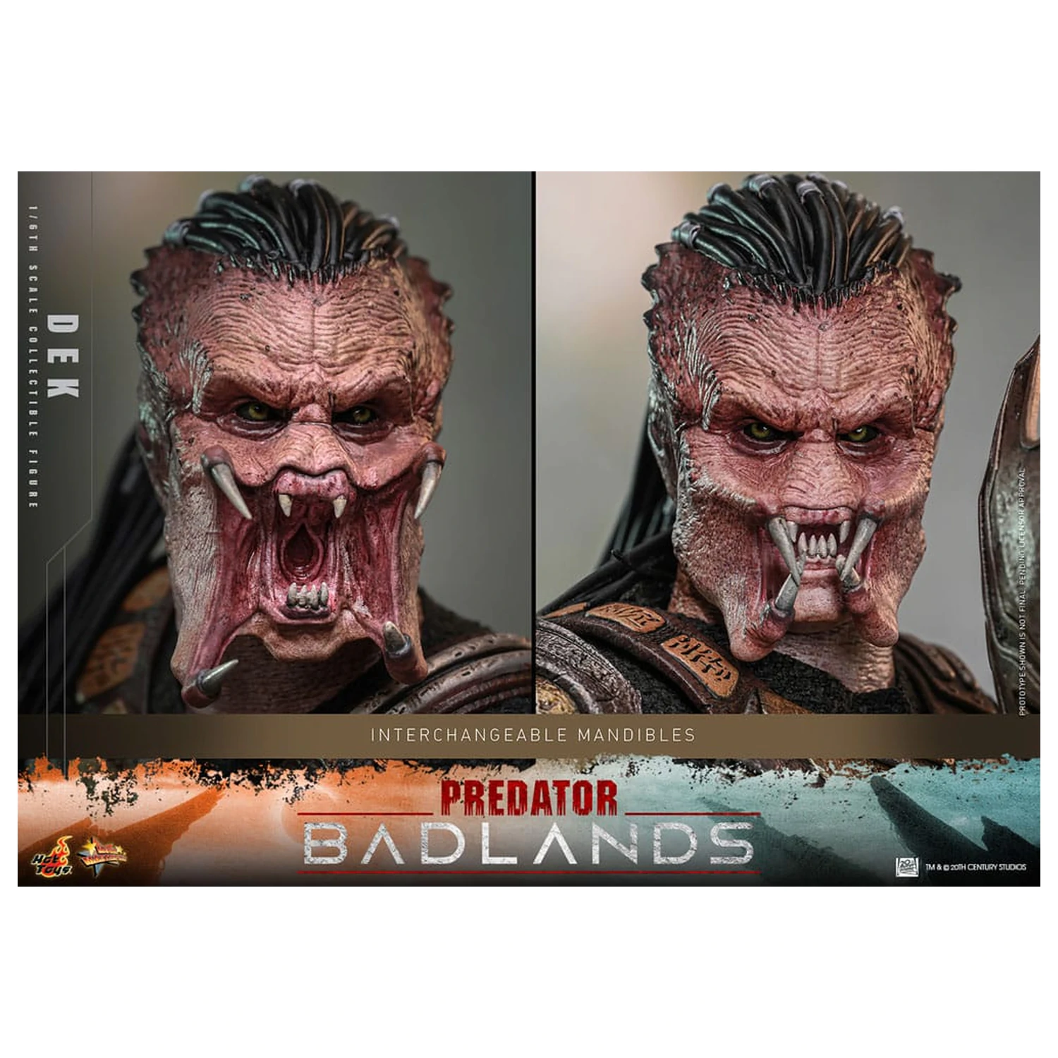 Predator: Badlands Movie Masterpiece 1/6 Dek akciófigura 30 cm termékfotó