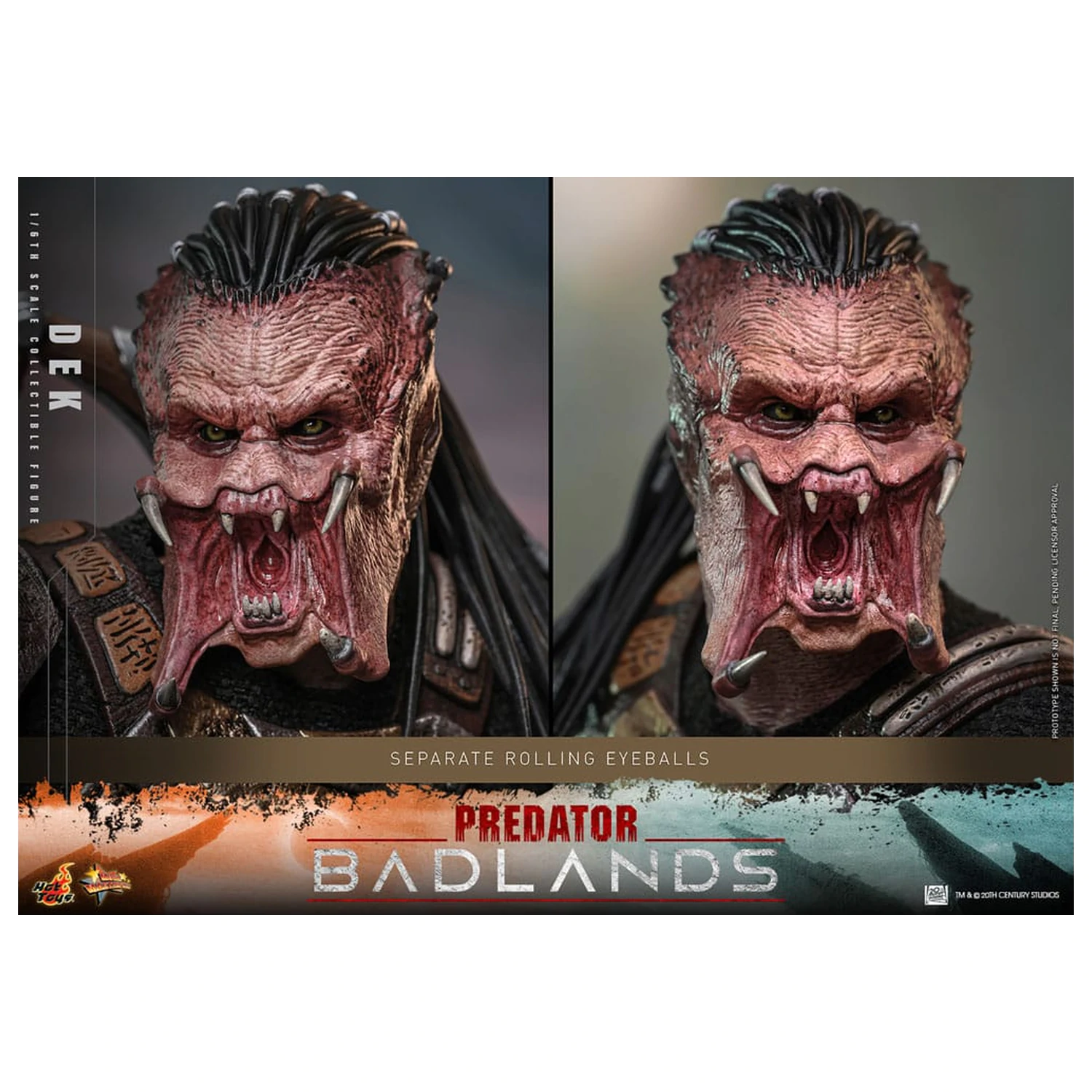 Predator: Badlands Movie Masterpiece 1/6 Dek akciófigura 30 cm termékfotó