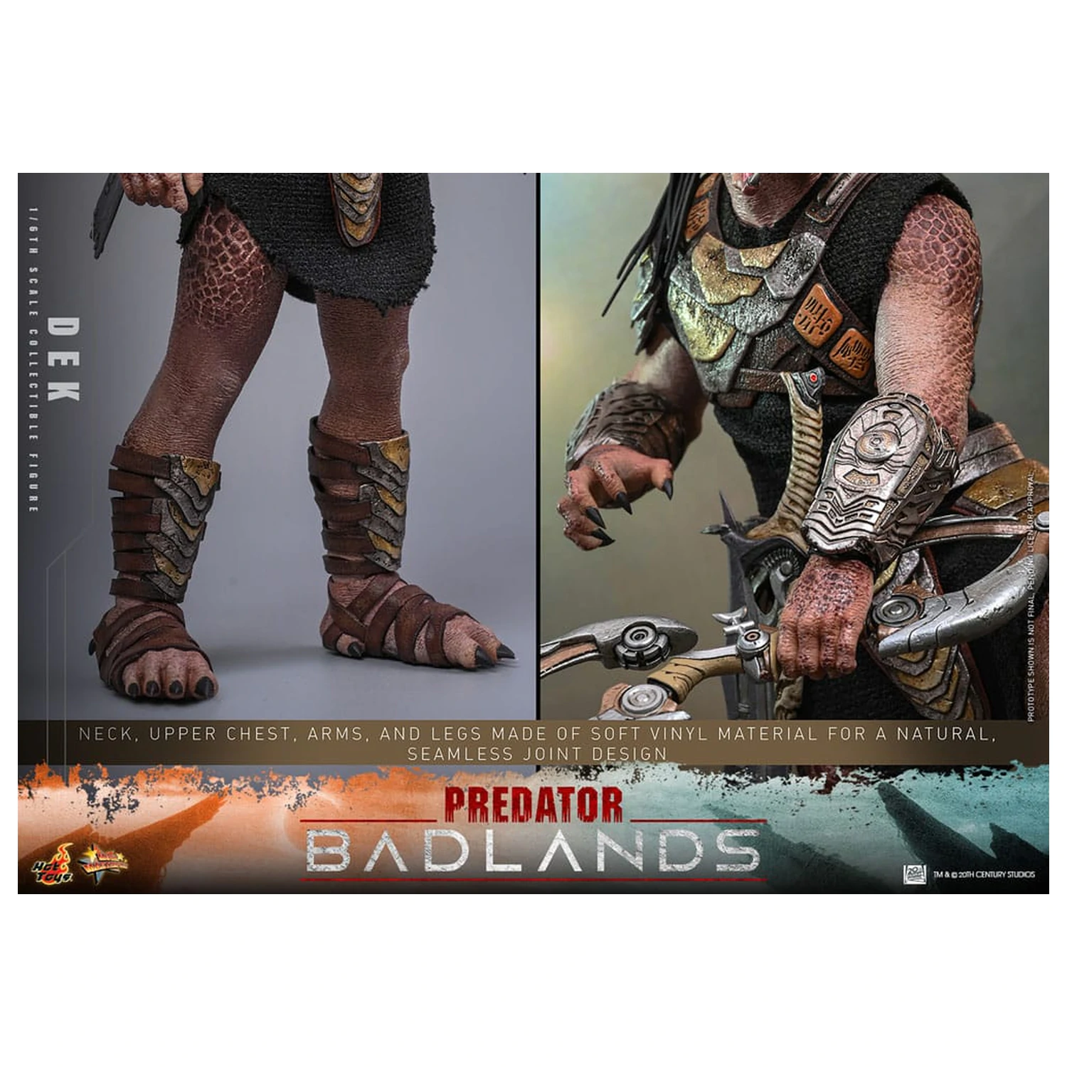 Predator: Badlands Movie Masterpiece 1/6 Dek akciófigura 30 cm termékfotó