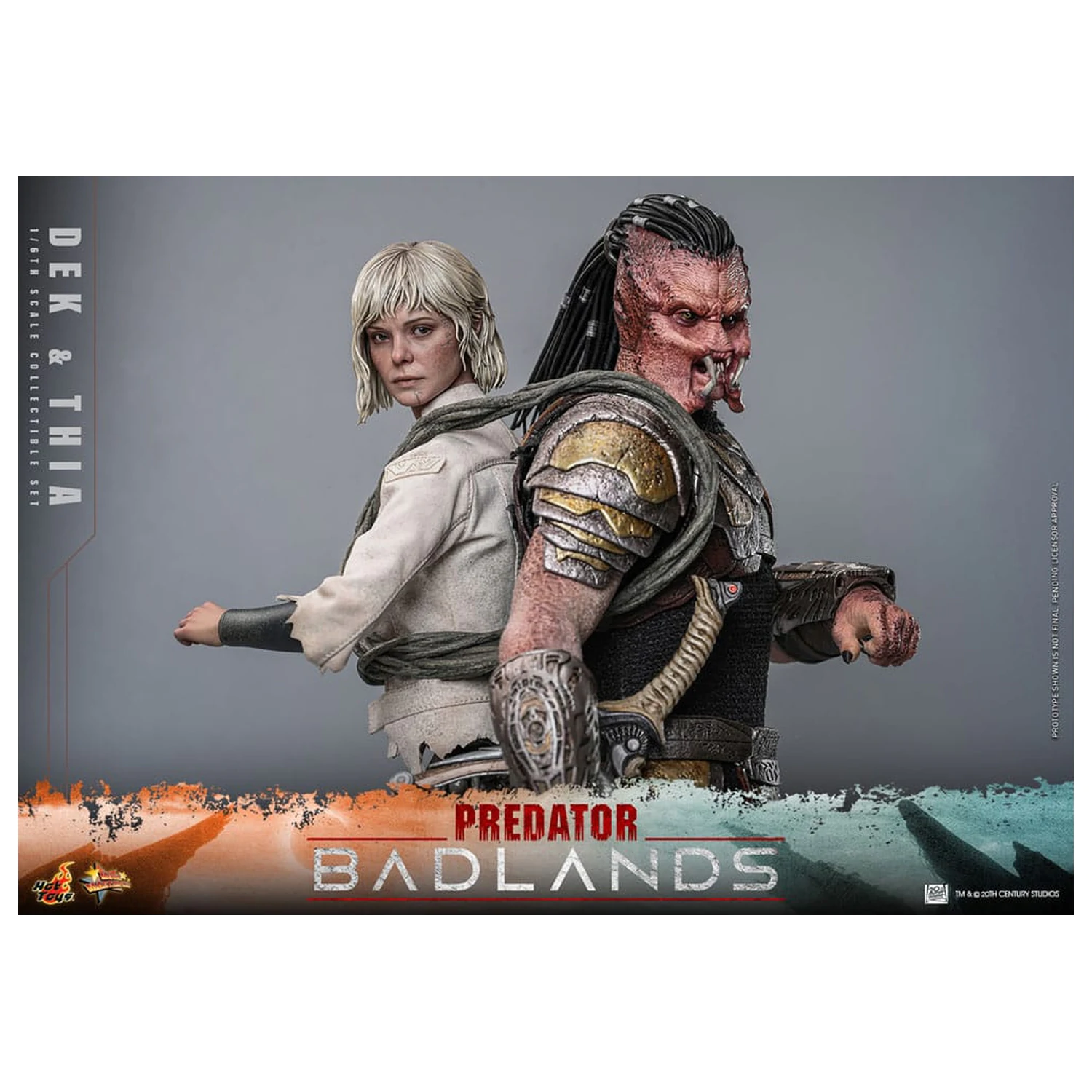 Predator: Badlands Movie Masterpiece 1/6 Dek & Thia akciófigura 30 cm termékfotó
