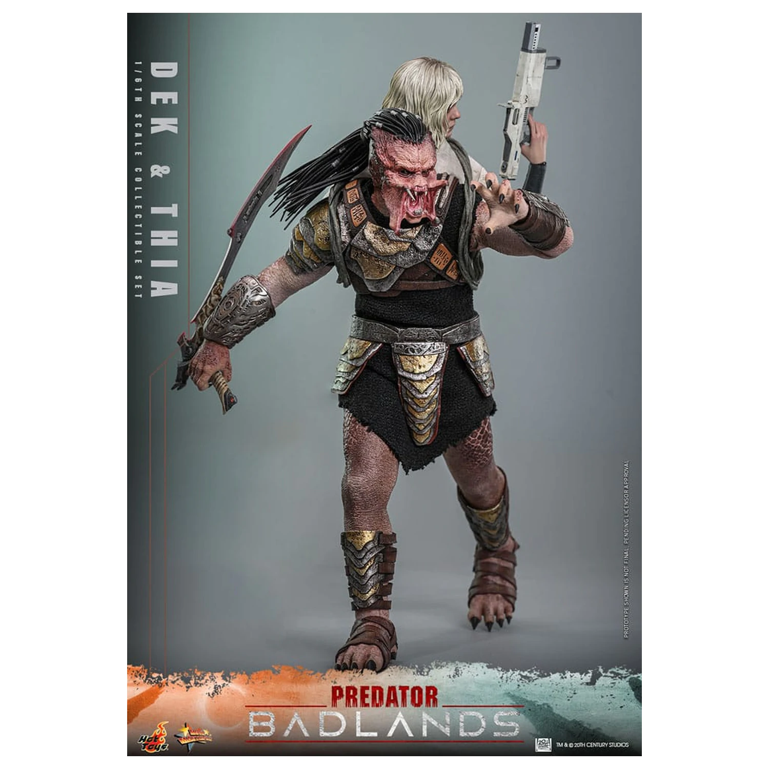 Predator: Badlands Movie Masterpiece 1/6 Dek & Thia akciófigura 30 cm termékfotó
