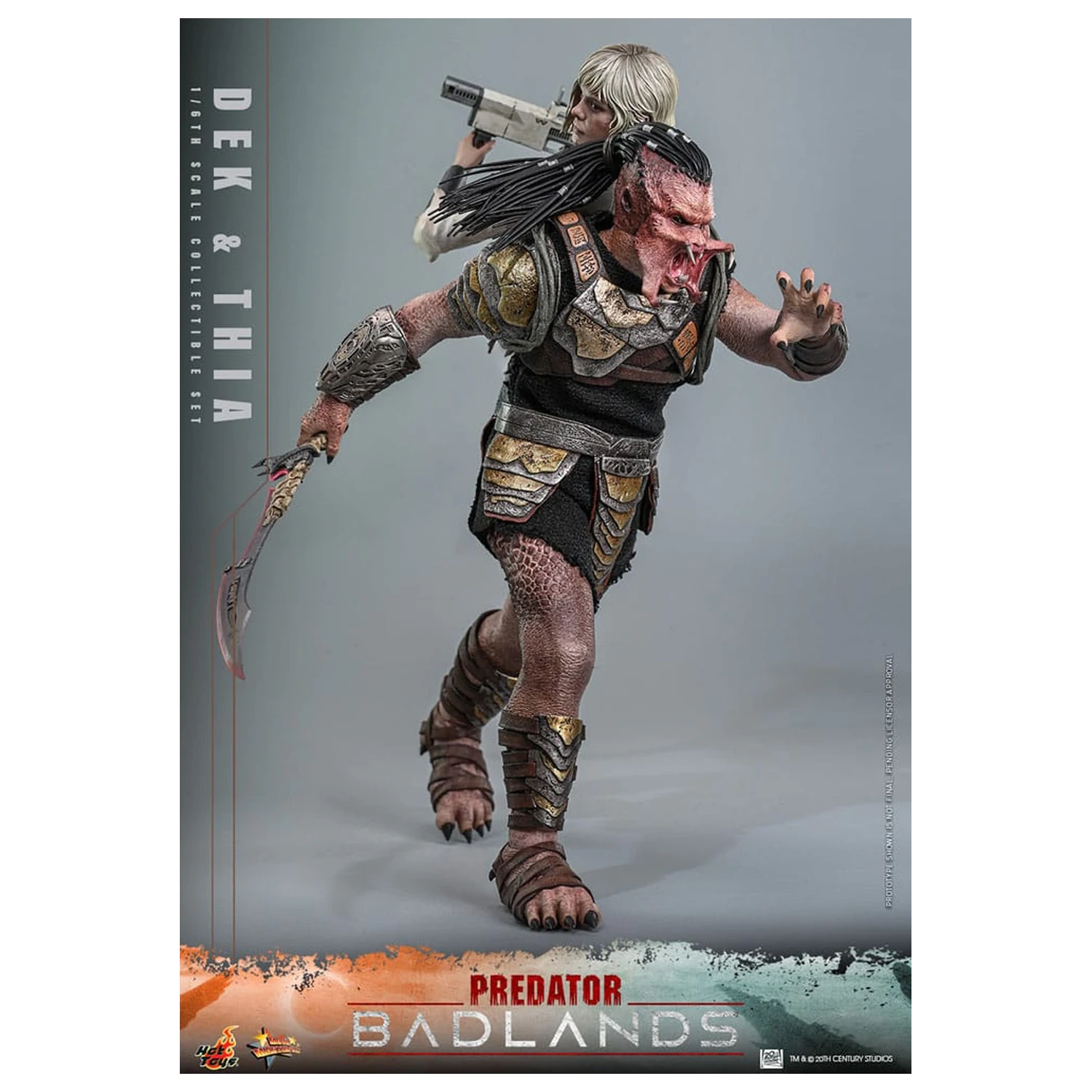 Predator: Badlands Movie Masterpiece 1/6 Dek & Thia akciófigura 30 cm termékfotó