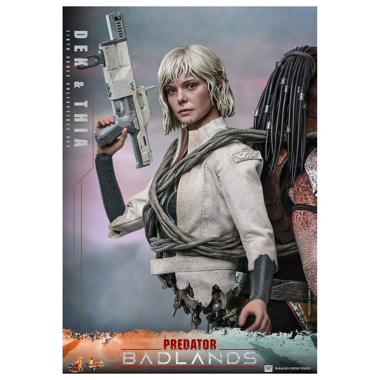 Predator: Badlands Movie Masterpiece 1/6 Dek & Thia akciófigura 30 cm termékfotó