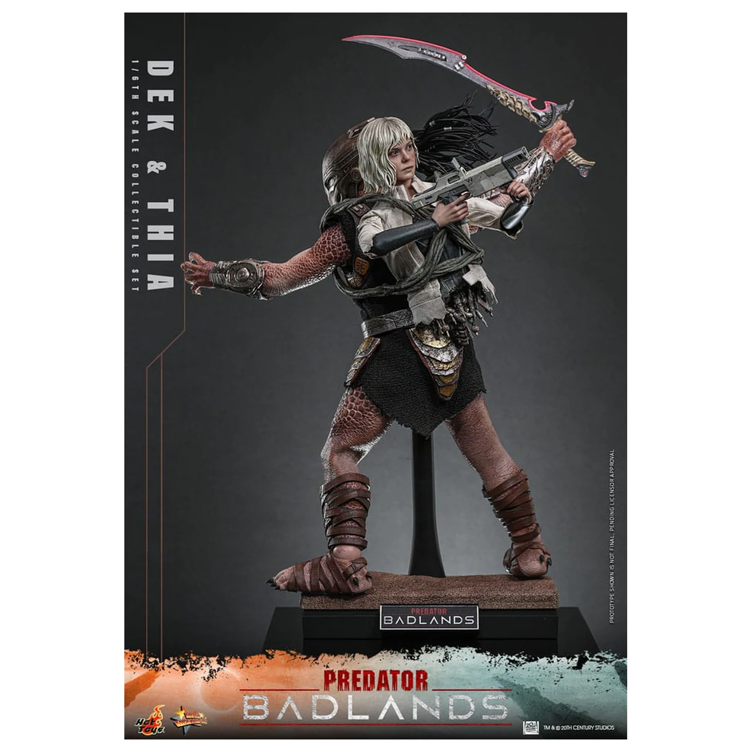 Predator: Badlands Movie Masterpiece 1/6 Dek & Thia akciófigura 30 cm termékfotó