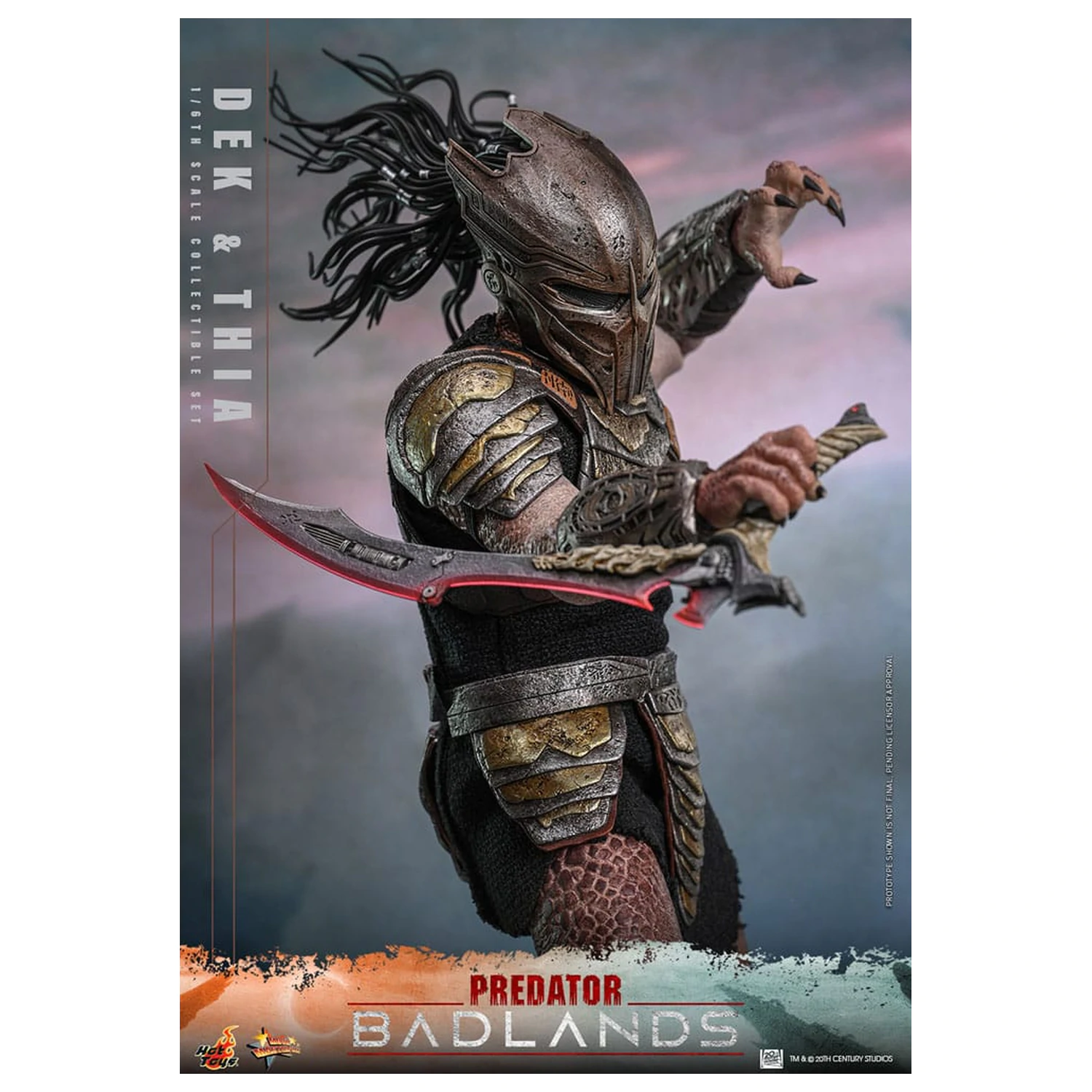 Predator: Badlands Movie Masterpiece 1/6 Dek & Thia akciófigura 30 cm termékfotó
