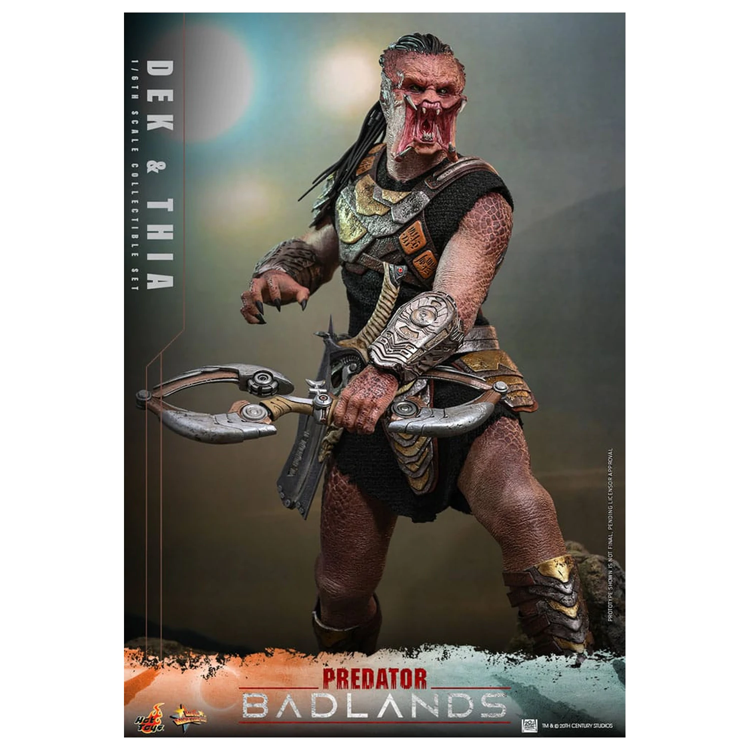 Predator: Badlands Movie Masterpiece 1/6 Dek & Thia akciófigura 30 cm termékfotó