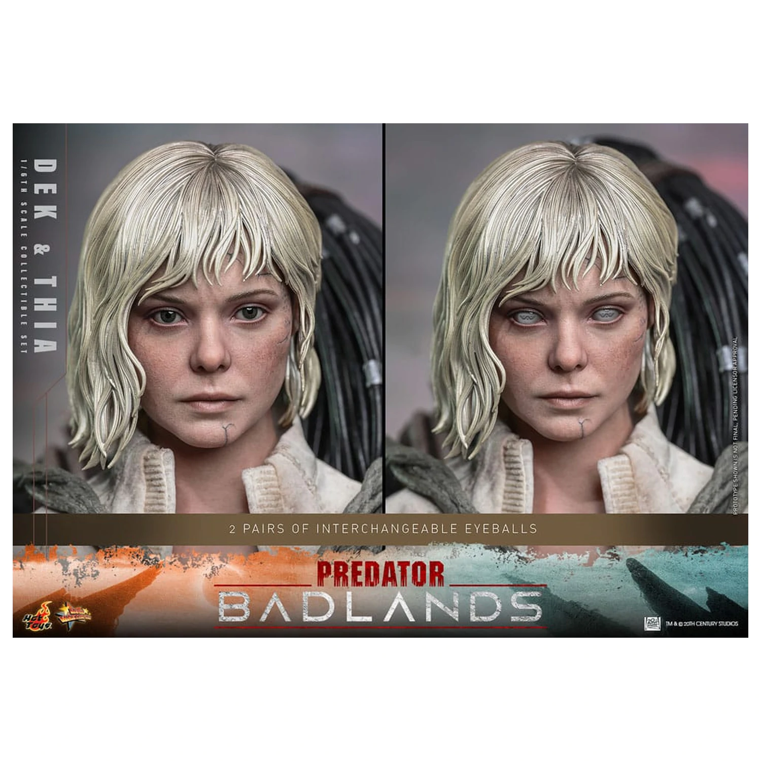 Predator: Badlands Movie Masterpiece 1/6 Dek & Thia akciófigura 30 cm termékfotó