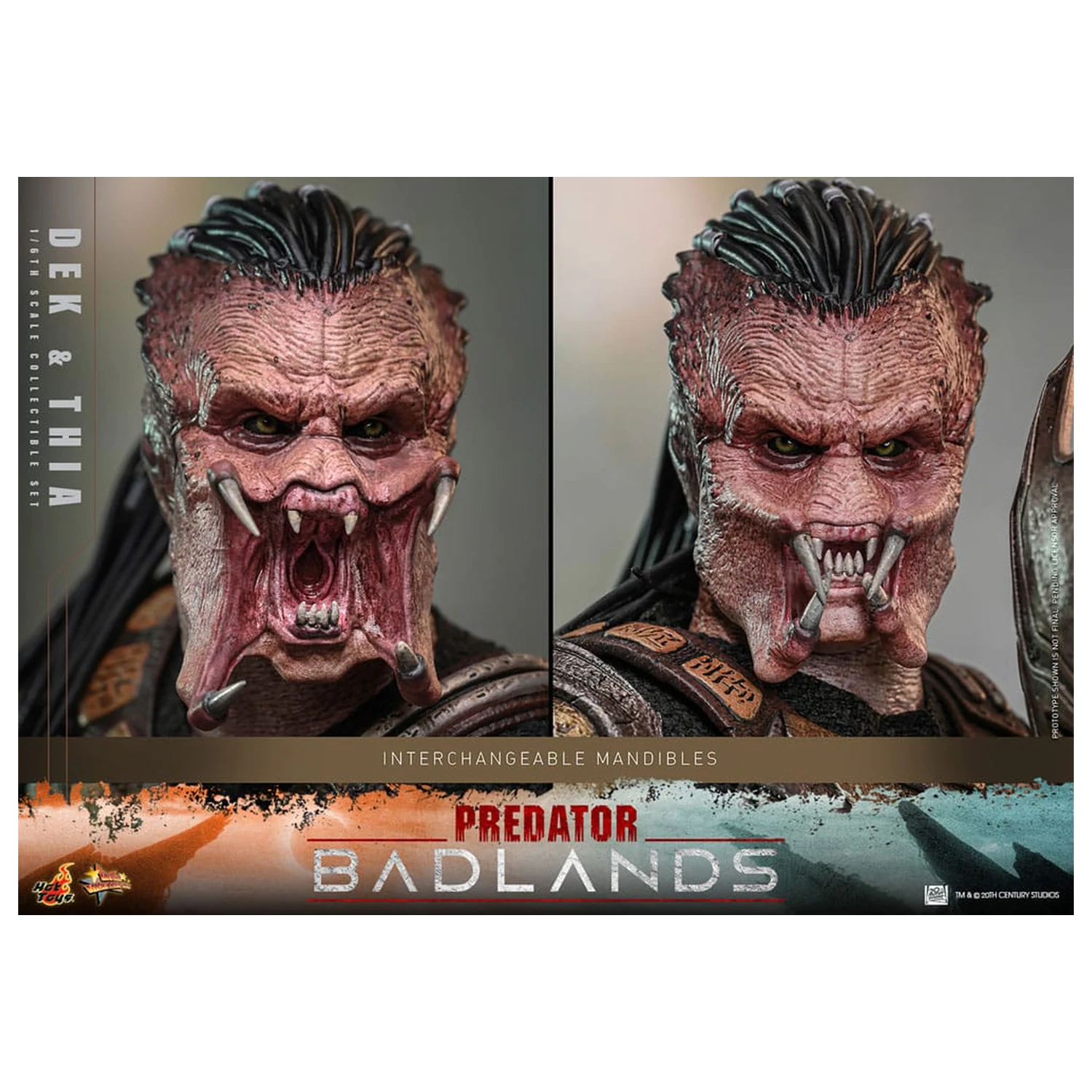 Predator: Badlands Movie Masterpiece 1/6 Dek & Thia akciófigura 30 cm termékfotó