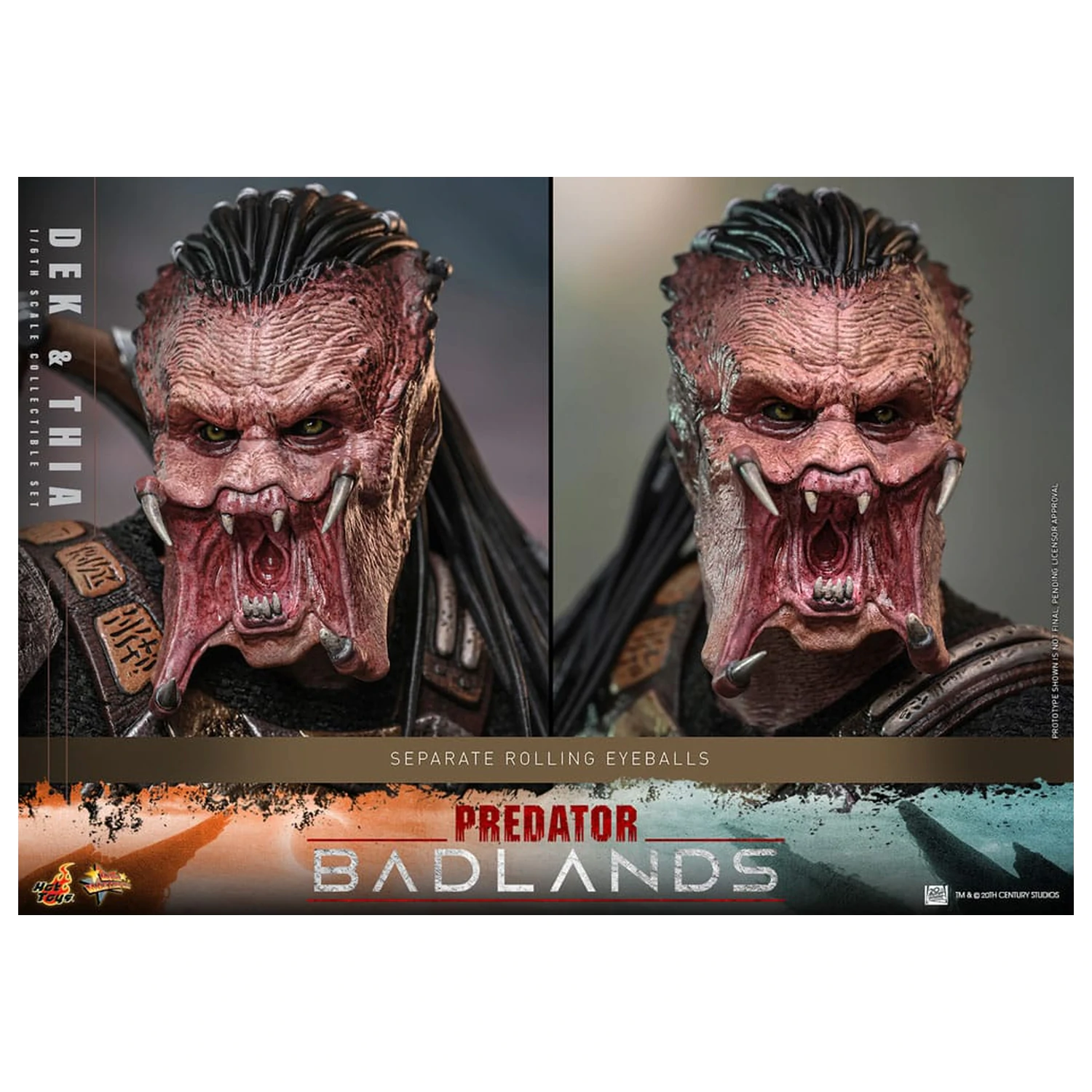Predator: Badlands Movie Masterpiece 1/6 Dek & Thia akciófigura 30 cm termékfotó