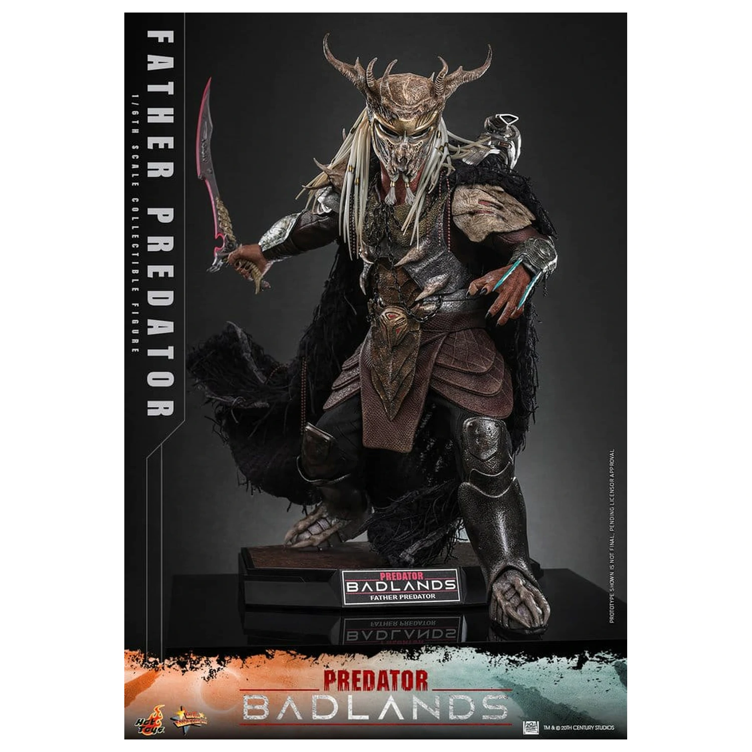 Predator: Badlands Movie Masterpiece 1/6 Njohrr akciófigura 36 cm termékfotó