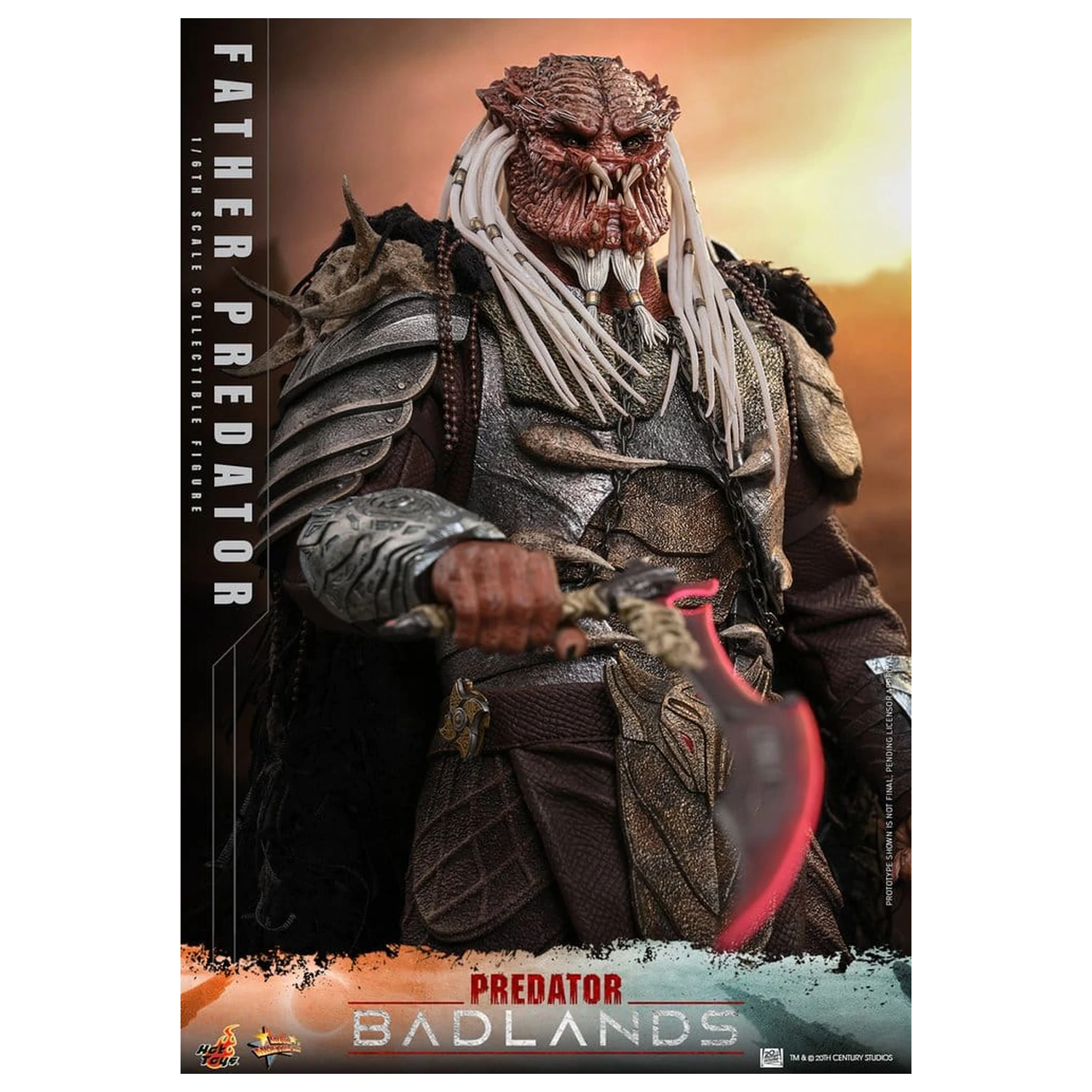 Predator: Badlands Movie Masterpiece 1/6 Njohrr akciófigura 36 cm termékfotó