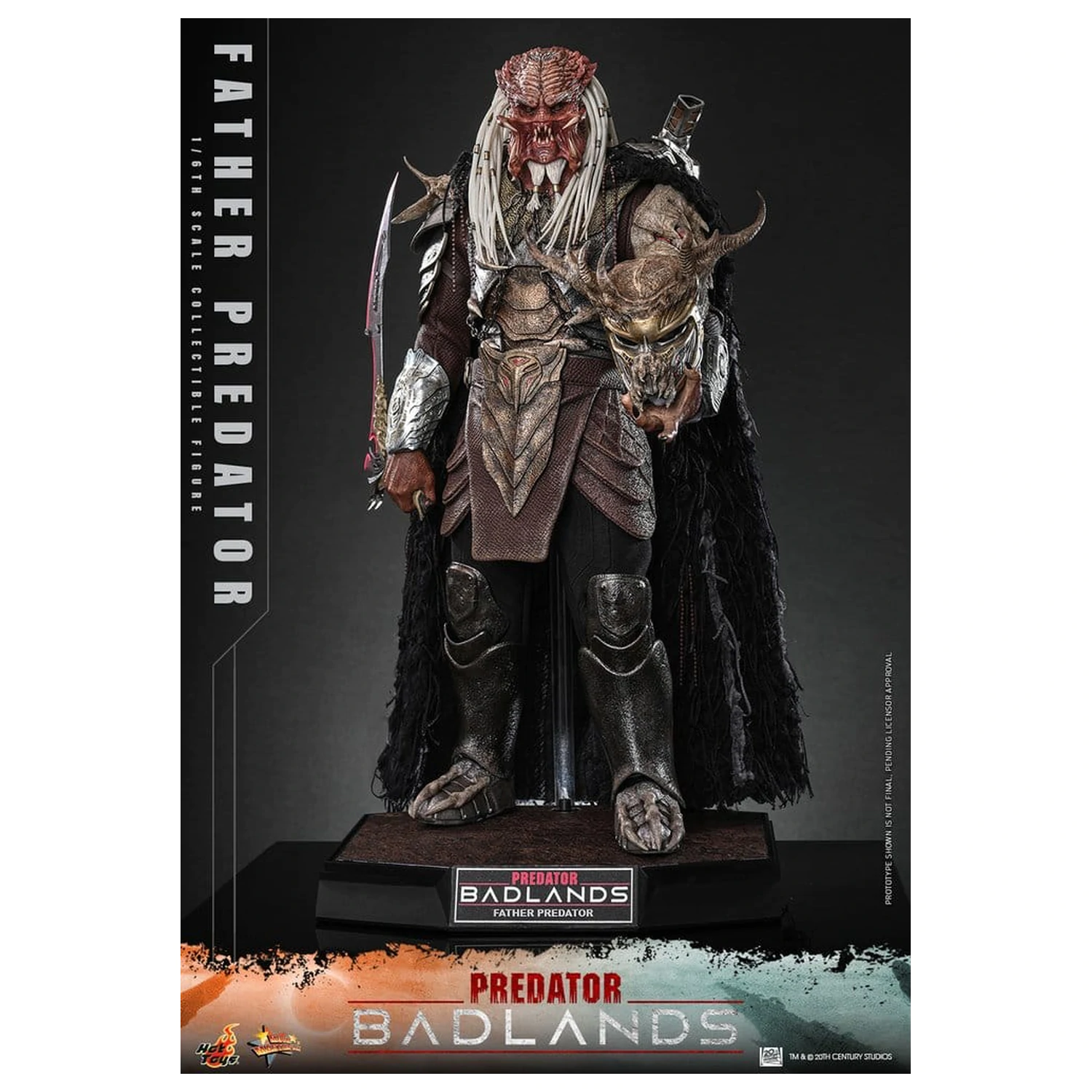 Predator: Badlands Movie Masterpiece 1/6 Njohrr akciófigura 36 cm termékfotó