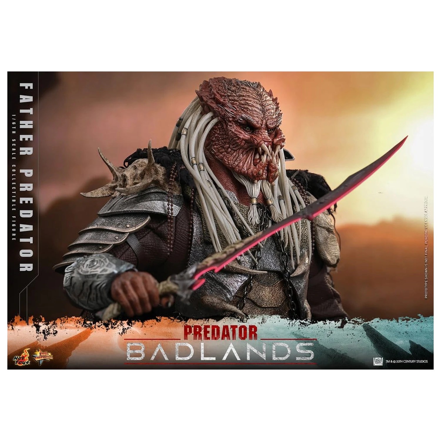 Predator: Badlands Movie Masterpiece 1/6 Njohrr akciófigura 36 cm termékfotó