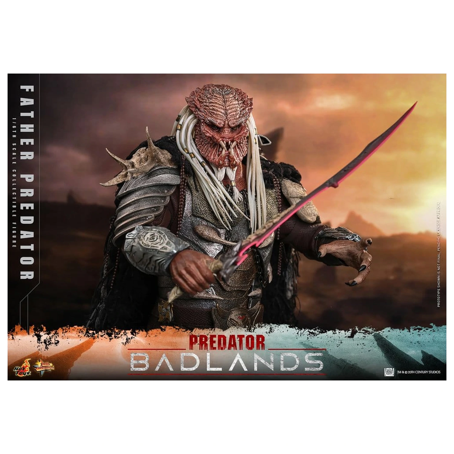 Predator: Badlands Movie Masterpiece 1/6 Njohrr akciófigura 36 cm termékfotó