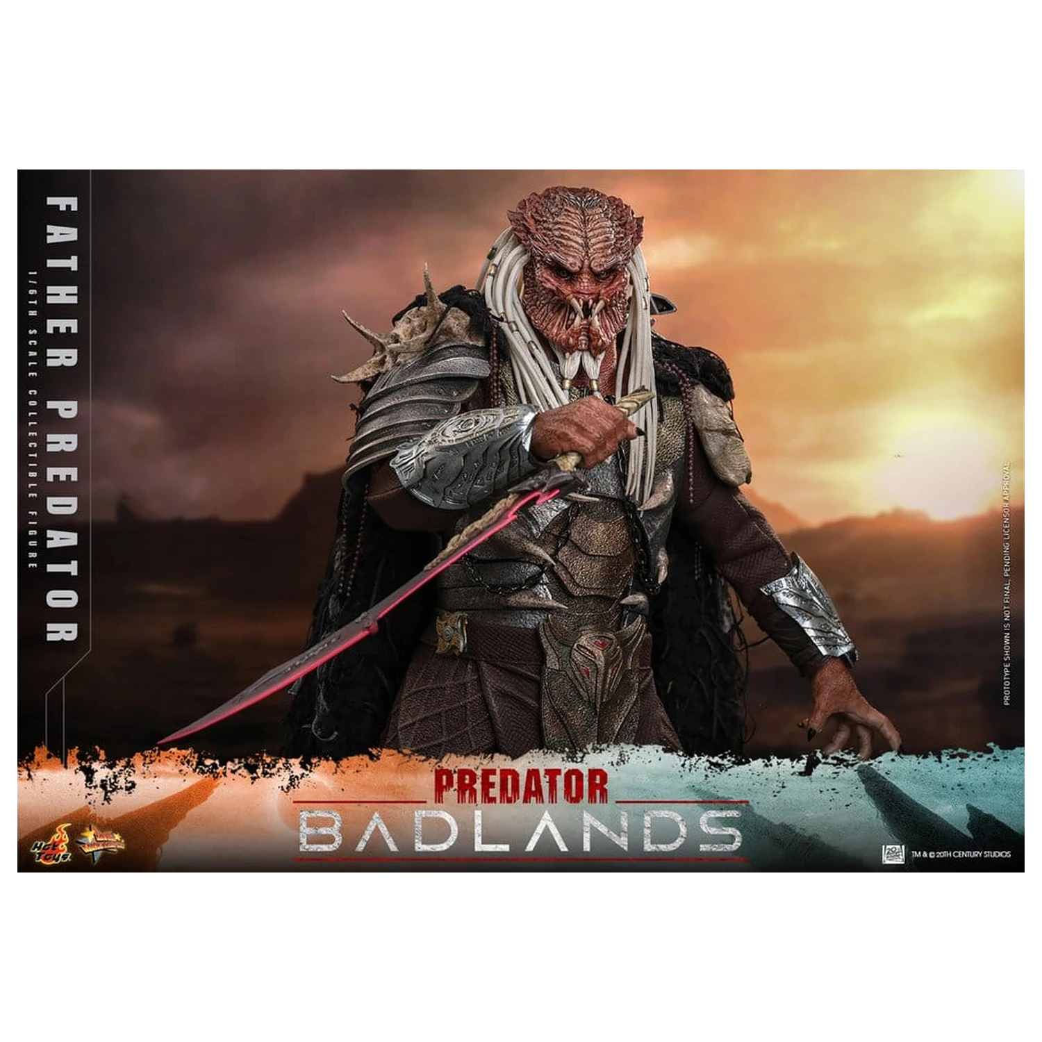 Predator: Badlands Movie Masterpiece 1/6 Njohrr akciófigura 36 cm termékfotó