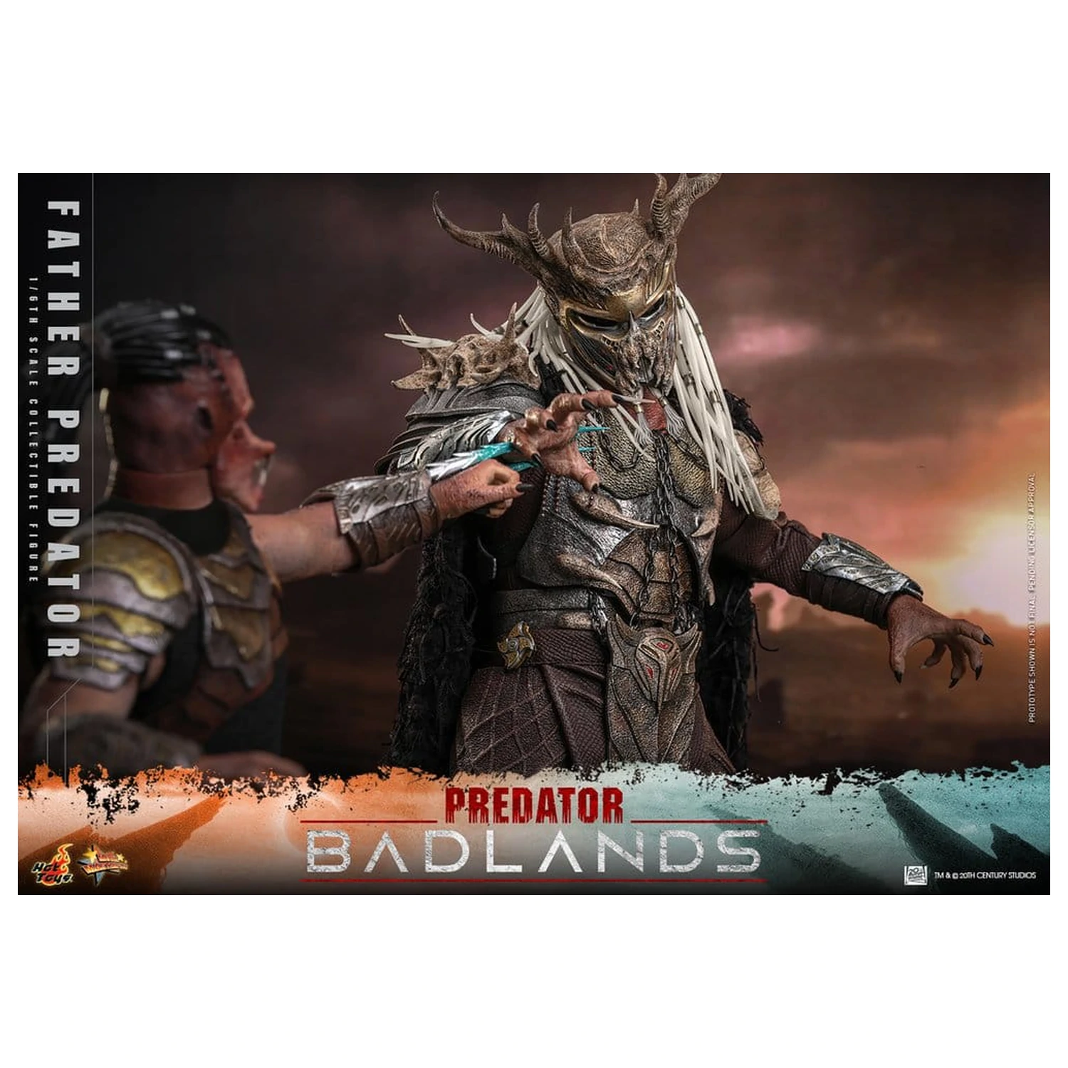 Predator: Badlands Movie Masterpiece 1/6 Njohrr akciófigura 36 cm termékfotó