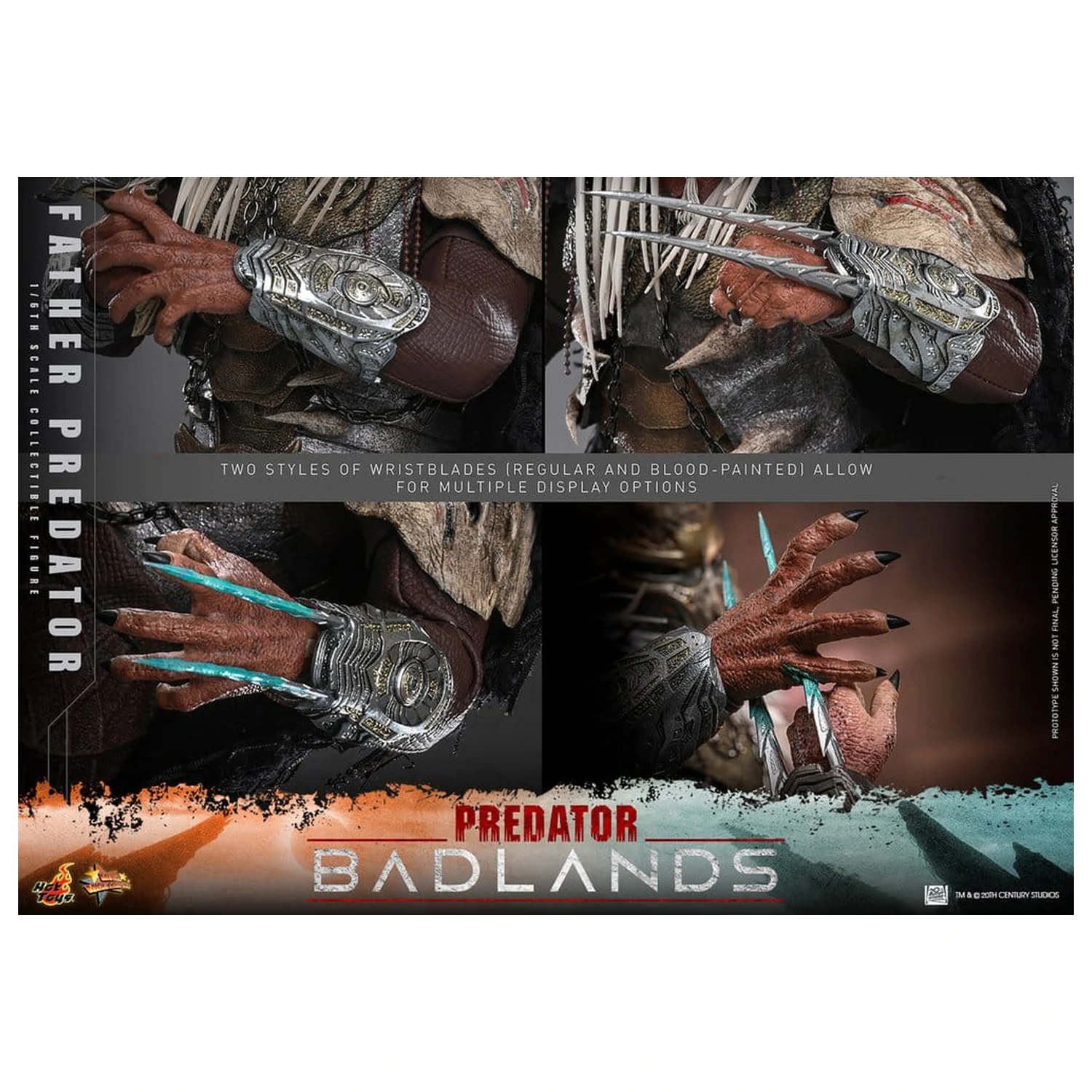 Predator: Badlands Movie Masterpiece 1/6 Njohrr akciófigura 36 cm termékfotó