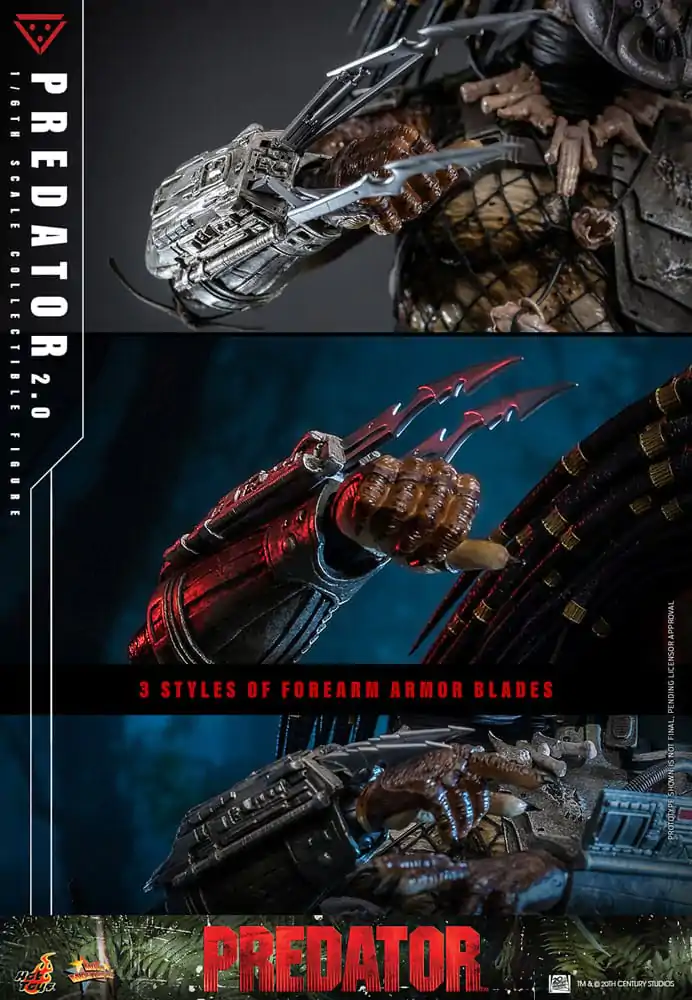 Predator Movie Masterpiece 1/6 Predator (2.0) akciófigura 34 cm termékfotó