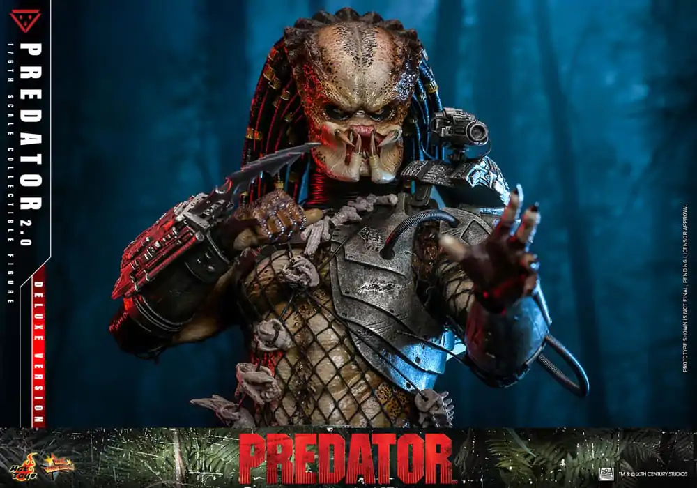 Predator Movie Masterpiece 1/6 Predator (2.0) Deluxe Version akciófigura 34 cm termékfotó
