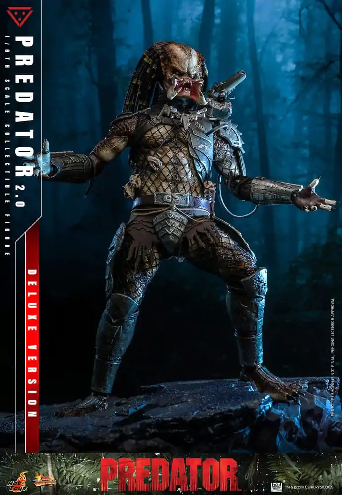 Predator Movie Masterpiece 1/6 Predator (2.0) Deluxe Version akciófigura 34 cm termékfotó