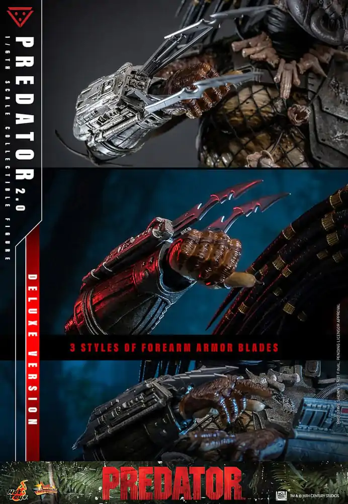 Predator Movie Masterpiece 1/6 Predator (2.0) Deluxe Version akciófigura 34 cm termékfotó