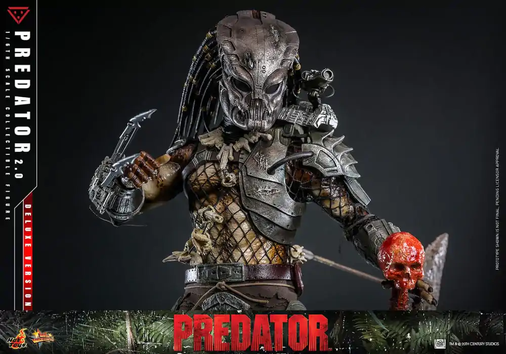 Predator Movie Masterpiece 1/6 Predator (2.0) Deluxe Version akciófigura 34 cm termékfotó