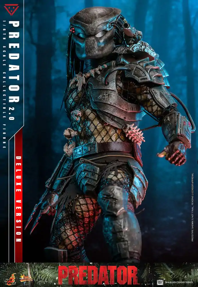 Predator Movie Masterpiece 1/6 Predator (2.0) Deluxe Version akciófigura 34 cm termékfotó
