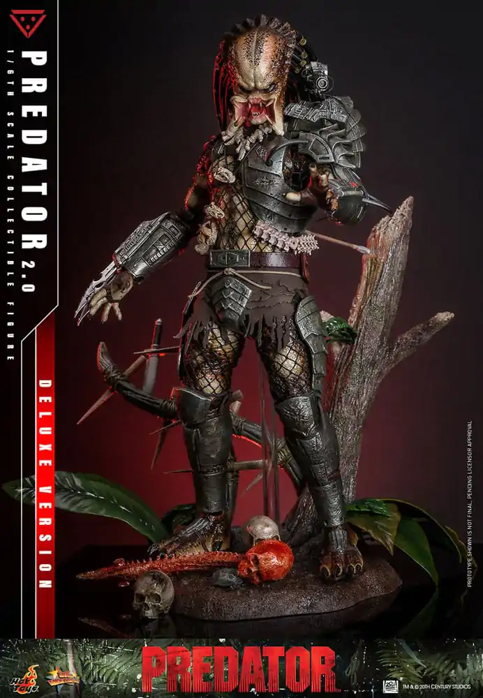 Predator Movie Masterpiece 1/6 Predator (2.0) Deluxe Version akciófigura 34 cm termékfotó