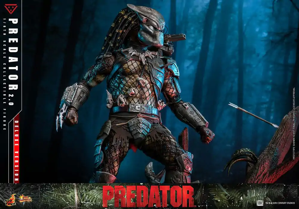 Predator Movie Masterpiece 1/6 Predator (2.0) Deluxe Version akciófigura 34 cm termékfotó