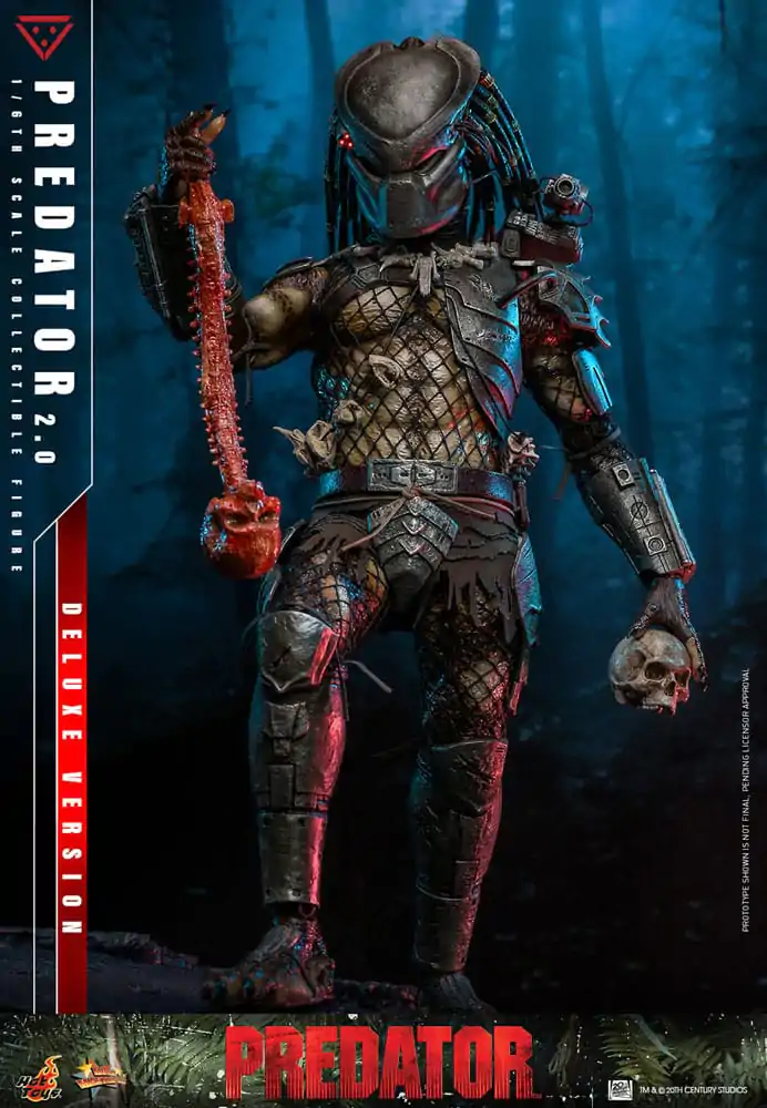 Predator Movie Masterpiece 1/6 Predator (2.0) Deluxe Version akciófigura 34 cm termékfotó
